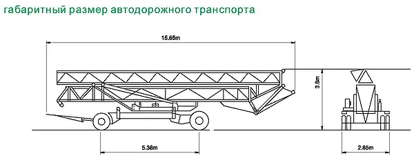 габаритные размеры быстромонтируемый кран QTK25