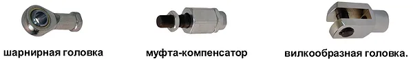 элементы крепления штока пневмоцилиндра