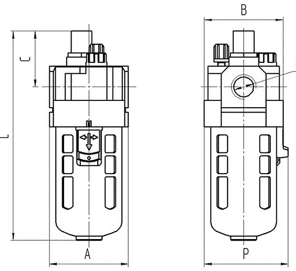 Присоединительные размеры П-М-6-2